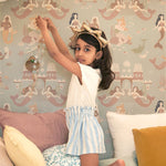 Majvillan behang zeemeerminnen mermaid reef ocean blue blauw