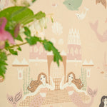 Majvillan behang meisjeskamer zeemeerminnen mermaid reef sandy beige 152-01