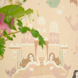 Majvillan behang meisjeskamer zeemeerminnen mermaid reef sandy beige 152-01