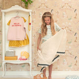 Majvillan behang meisjeskamer zeemeerminnen mermaid reef sandy beige 152-01