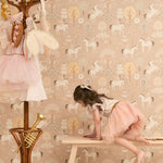 Majvillan behang true unicorns old pink 116-06