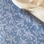 Matuu bloemenbehang voor de kinderkamer Barberries blauw