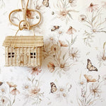 Matuu bloemenbehang voor de kinderkamer medium wit