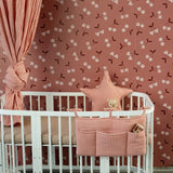 Matuu heartgarden kersen behang meisjeskamer roest rood bruin