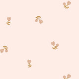 Matuu Little Buds bloemen behang voor meisjeskamer en babykamer creme