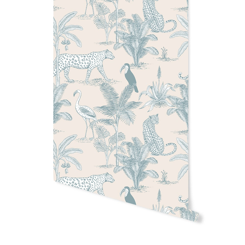 May and Fay jungle behang voor de kinderkamer 