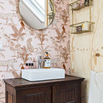 May and Fay Jungle Behang Blush