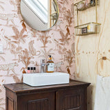 May and Fay Jungle Behang Blush