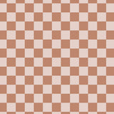 May and Fay behang kinderkamer checkers ruiten bruin