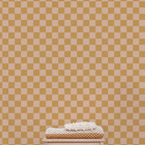 May and Fay Checkers ruiten behang Golden kinderkamer tienerkamer