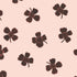 Joelle Wehkamp x Meet me at the wall lucky clover klavertjes behang voor de kinderkamer meisjeskamer bruin