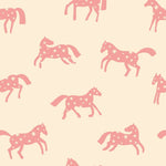 Joelle Wehkamp x Meet me at the wall magic horses paarden behang voor de kinderkamer meisjeskamer creme roze