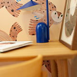 Aniek Bartels x Meet me at the wall owl uilen dierenbehang behang meisjeskamer babykamer creme