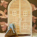 Aniek Bartels x Meet me at the wall owl uilen dierenbehang behang meisjeskamer babykamer groen