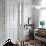 Midbec Anemone Anemoon bloemenbehang voor meisjeskamer en babykamer off white 33000