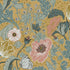 Midbec Anemone Anemoon bloemenbehang voor meisjeskamer en babykamer oker 33002