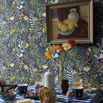 Midbec behang brittsommar kleur bloemen 55010