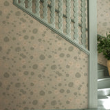 Midbec behang voor de kinderkamer Krasseslinga beige bloemenbehang 12302