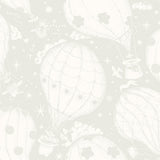Midbec Ballongerna luchtballon behang voor de kinderkamer grijs 29001