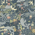 Havet Midbec uit Resan collectie kinderkamer behang zeedieren donkerblauw 29018