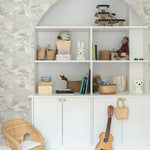 Havet Midbec uit Resan collectie kinderkamer behang zeedieren vergrijsd beige 29016