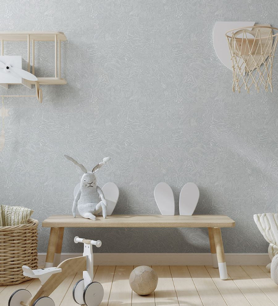 Midbec Landskapsdjur bosdieren behang voor de kinderkamer 26024