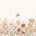 Pastelowe Love Flowers boho bloemen behang voor meisjeskamer en babykamer bruin terra