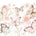 Pastelowe Love Butterflies bloemen en vlinders behang voor meisjeskamer en babykamer 