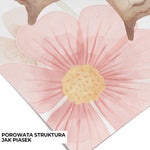 Pastelowe Love Butterflies bloemen en vlinders behang voor meisjeskamer en babykamer 