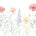 Pastelowe Love Spring Garden bloemenbehang voor de meisjeskamer of babykamer mural roze geel en blauw