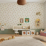 Meet me at the Wall behang voor de kinderkamer Bowie Tie strikjes behang pastel kleuren