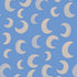 Meet me at the Wall Moon Calm hemelsblauw manen behang voor de babykamer of neutrale kinderkamer.