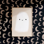 Meet me at the Wall Moon Dark Zwart manen behang voor de babykamer of neutrale kinderkamer.