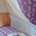 Meet me at the Wall Moon manen behang voor de kinderkamer lila