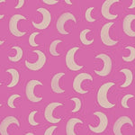 Play at Slaep Moon Pinkpop roze  manen behang voor de babykamer of meisjeskamer.