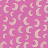 Play at Slaep Moon Pinkpop roze  manen behang voor de babykamer of meisjeskamer.