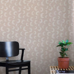 Meet me at the Wall Moon manen behang voor de kinderkamer sand zand beige