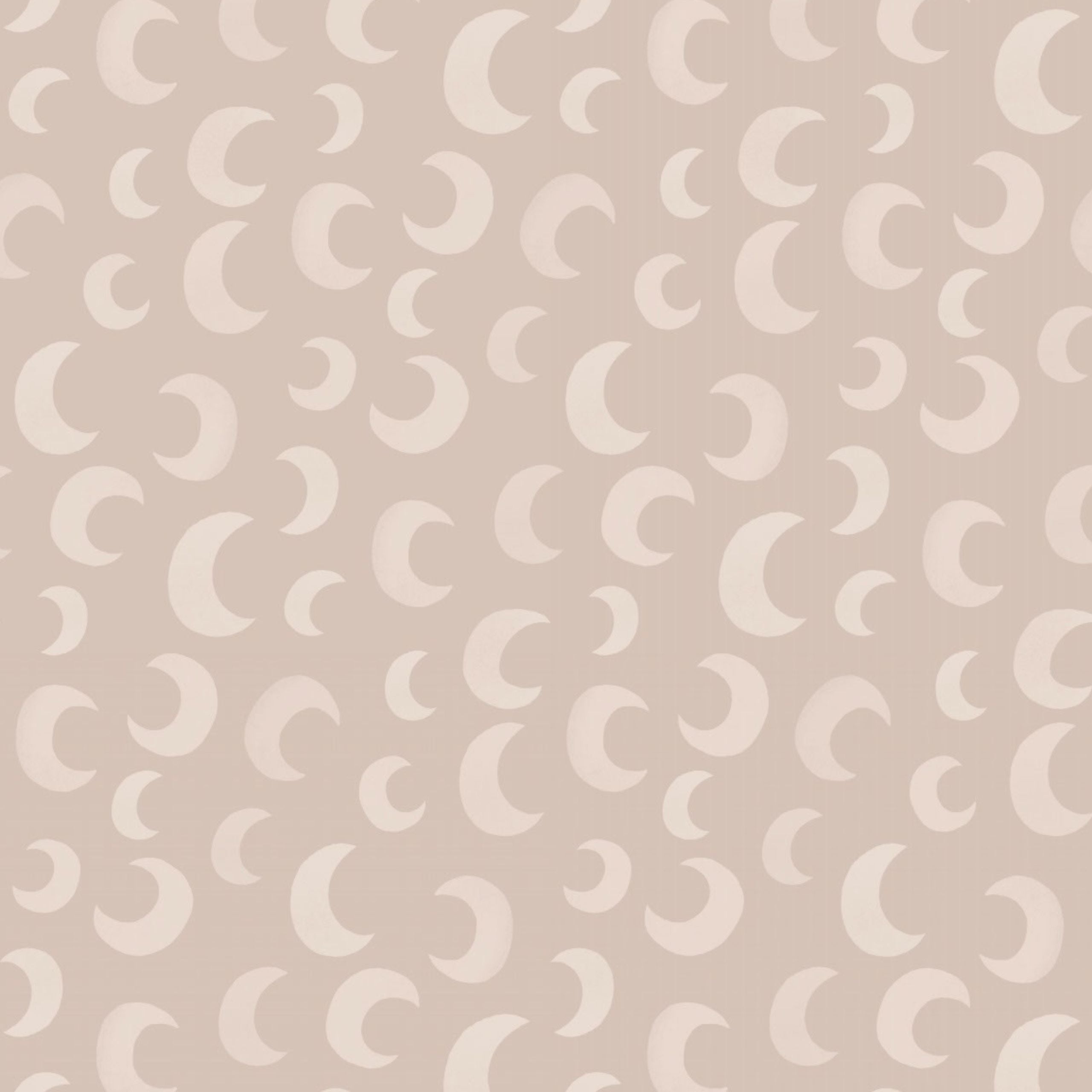 Meet me at the Wall Moon manen behang voor de kinderkamer sand zand beige