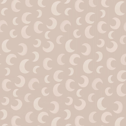Play at Slaep Moon manen behang voor de kinderkamer sand zand beige