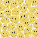 Rebel Walls behang kinderkamer kidsroom wallpaper smiley geel