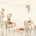 Rebel Walls x Mrs. Mighetto Bloomy Fields of Marion Off white dromerig behang voor meisjeskamer en babykamer R20401