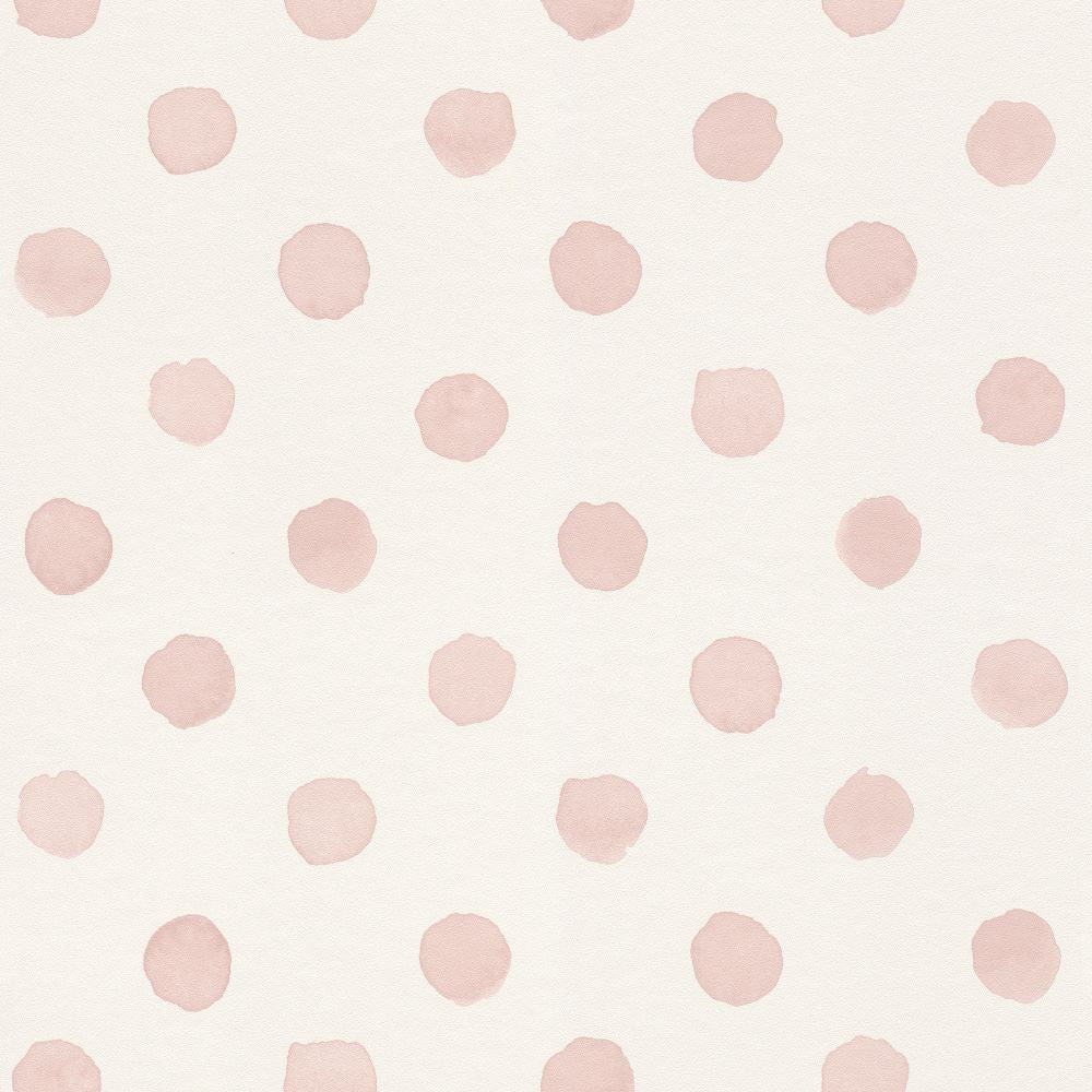 Rasch kinderkamer behang stippen roze 252019