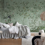 Rebel Walls behang voor de kinderkamer Chinoiserie Jade R16742