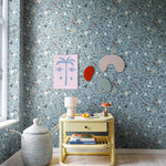 Pixie Shore Rebel Walls behang Sky lichtblauw bloemenbehang voor de meisjeskamer en babykamer R18112