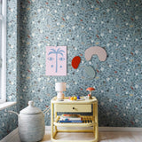 Pixie Shore Rebel Walls behang Sky lichtblauw bloemenbehang voor de meisjeskamer en babykamer R18112