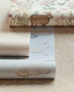 Eijffinger Tiny Treasures wolken behang voor de kinderkamer jongenskamer blauw beige 363163