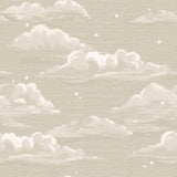 Dekornik Romantic Clouds wolken behang beige neutrale kinderkamer babykamer