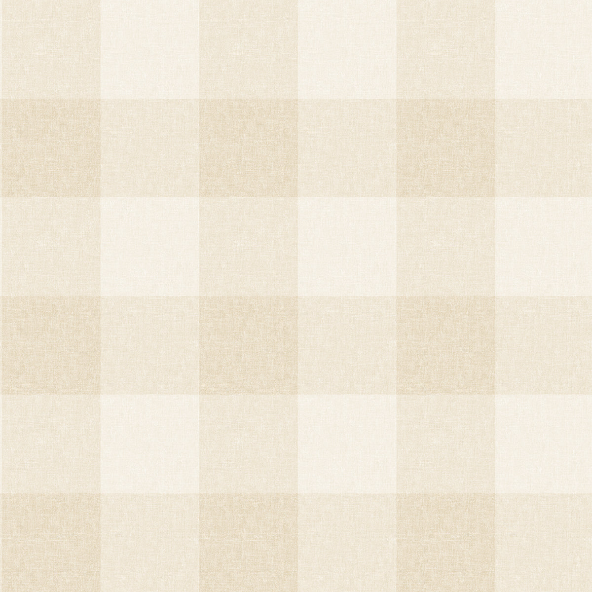 Geruit geblokt behang voor de kinderkamer babykamer meisjeskamer Lykke Sandberg textiellook sandstone beige zachtgeel S10214