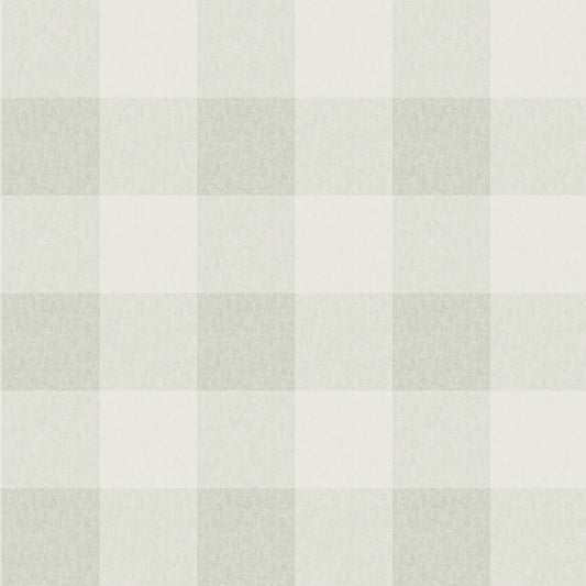 Geruit geblokt behang voor de kinderkamer babykamer meisjeskamer neutrale kinderkamer Lykke Sandberg textiellook spring green S10228