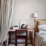 Ruitjes behang voor babykamer meisjeskamer tienerkamer klein gingham ruit blush roze Ruta Sandberg S10317